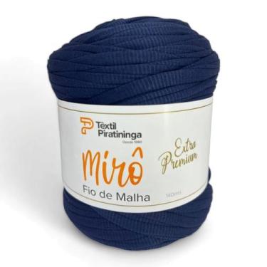 Imagem de Fio De Malha Extra Premium Miro 25mm 140m Azul Marinho - Mirô