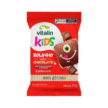 Imagem de Bolinho Sabor Chocolate Kids Sem Glúten Vitalin 30g