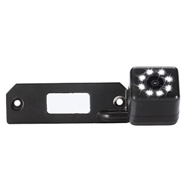 Imagem de Lente de vidro de olho de peixe: câmara de visão traseira com luz de matrícula, substituição para Touran Passat B5 B6 3C 3B Caddy Golf Plus Multivan T5 Sharan Transporter Skoda Superb Polo Jetta