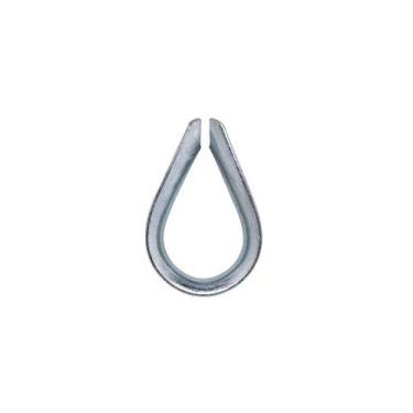 Imagem de Sapatilha Anilha Leve Para Cabo de Aço 1/4 6mm Carbografite Ff-T-276b