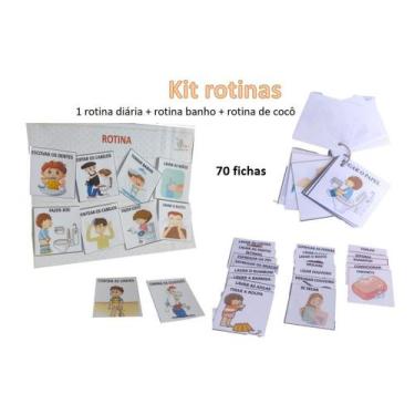 Imagem de Kit De Fichas De Comunicação Visual Alternativa Pecs Autista - T&D JOG