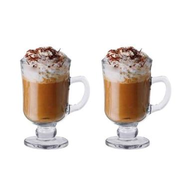 Imagem de Jogo 2 Taças Cappuccino Café Nespresso Dolce Gusto Cor Transparente Ly