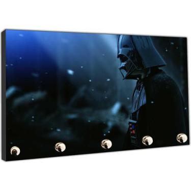 Imagem de Porta Chaves Star Wars Darth Vader Geek Organizador Chaveiro - Vital Q
