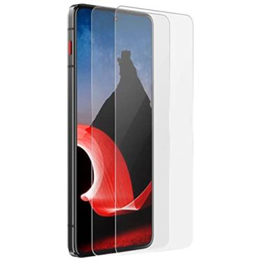 Imagem de XINXUSONG Pacote com 2 películas protetoras de tela para celular Moto Think 2022, rigidez 9H, antiarranhões, película protetora de tela de vidro temperado para Moto Thinkphone 2022