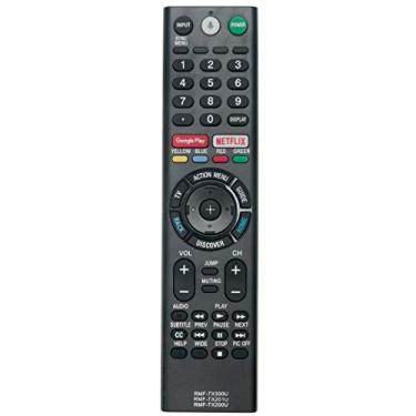 Imagem de RMF-TX200U Controle remoto substituído por voz para Sony TV XBR-65X900E XBR-75X900E XBR-43X800D XBR-49X800D XBR-65X850D XBR-65X930E XBR-75X940E XBR-75X8500E D XBR-5 5X850D XBR-65X930D XBR-75X940D