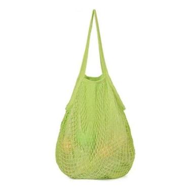 Imagem de Bolsa Sacola Feminina De Praia Tiracolo Macramê Viagem - Alwy, Verde