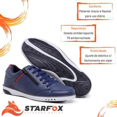 Imagem de Kit 2 Pares Sapatênis Masculino Casual Fechamento Elastico e Ziper - S