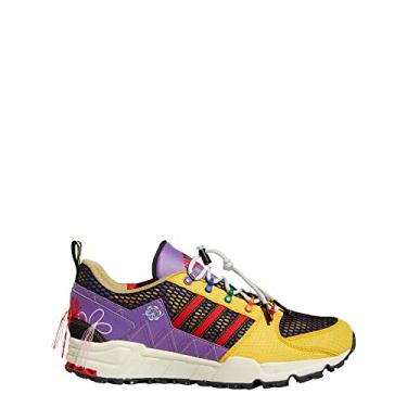 Imagem de adidas Sean Wotherspoon x EQT Support 93 Sneaker Bold Gold/Red/Active Purple US Unisex 8.5 (US Men's 9, US Women's 10) Medium