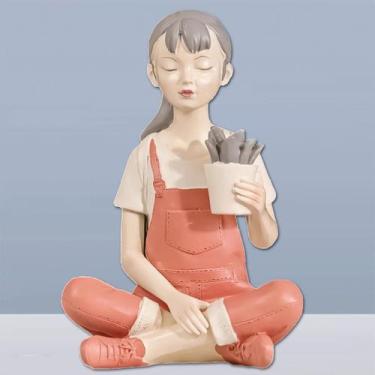 Imagem de Estatueta Decorativa Presente Quarto De Menina Enfeite Elegante - Resi