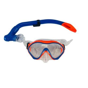 Imagem de Kit De Mergulho Snorkel+ Máscara Junior - Infantil - Hydro, Azul, Lara