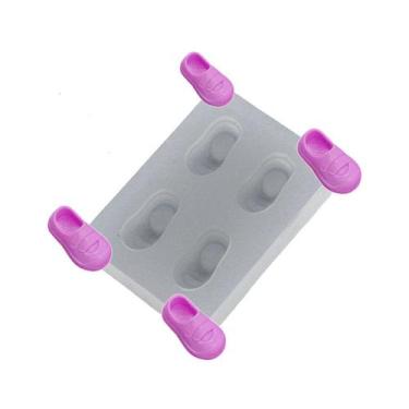 Imagem de Molde De Silicone 194 - Sapatinhos - Tênis - Bebê Flexarte