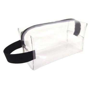 Imagem de Necessaire Box GrandeTransparente - Look, Transparente com preto