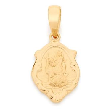 Imagem de Medalha Oval Com Estampa De Santos Rommanel 540511, Santa rita de cass