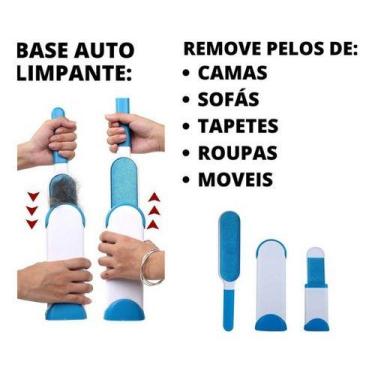 Imagem de Escova Removedora De Pelos Sofá Roupa Cachorro Tira Pelos - oem