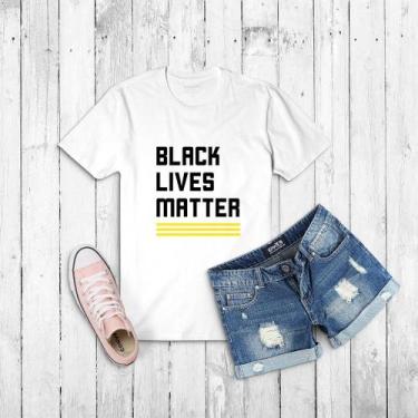Imagem de Tshirt Black Lives Matter- Consciência Negra Camiseta - Baby look  Uni