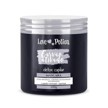 Imagem de Love Potion Máscara Carvão Ativado Detox Capilar 500g