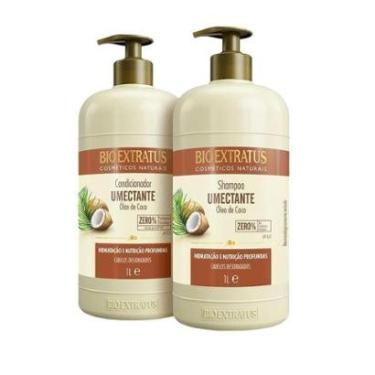 Imagem de Kit 1 Shampoo 1 Condicionador Umectante 1 L Bio Extratus-Unissex