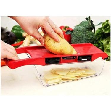 Imagem de Mandoline Fatiador De Legumes Ralador Aço Inoxidavel - SM