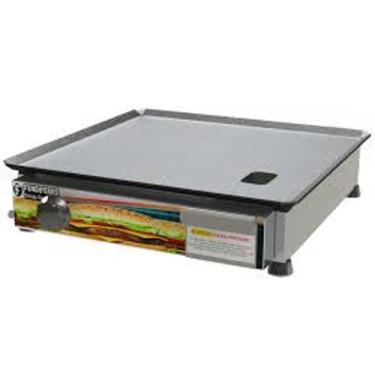 Imagem de Chapa a gás sanduicheira hambúrguer lanches 40x40 sem prensa - Fundfer