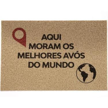 Imagem de Capacho Vinil Super Print Melhores Avos 40cmx60cm Kapazi