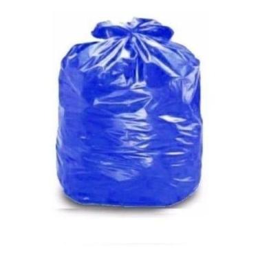 Imagem de Saco Azul Para Lixo 100 Litros (200 Unds) Coleta Seletiva - HIGIPACK