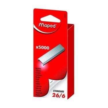 Imagem de Grampo Galvanizado Para Grampeador 26/6 Caixa com 5000 Unidades - Mape