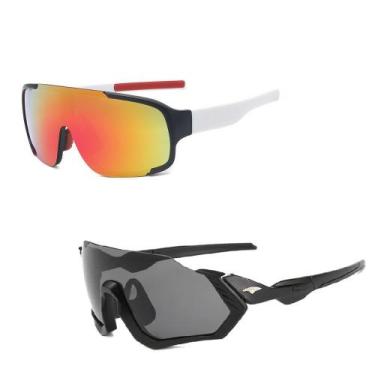 Imagem de Kit 2 Óculos Masculino Feminino Espelhado UV400 Ciclismo MTB - PENDULA