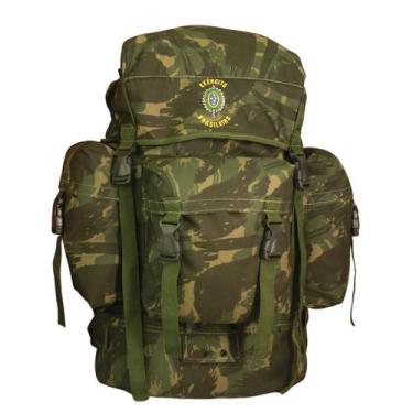 Imagem de Mochila Cargueira 45l Trilhas Trekking Camuflado Escalada Camping Esca