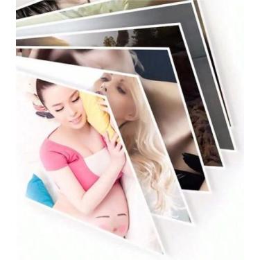Imagem de 50/100 Folhas Papel Fotográfico Branco 115g Papel Impressão Foto A4 Pa