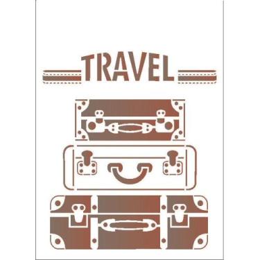 Imagem de Estemcil Opa Travel 2050 15x20cm - OPA ESTENCIL