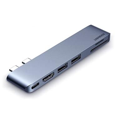 Imagem de U.green Hub Adaptador Usb-C para MacBook Pro MacBook Air M1 2020 2019 2018 com Porta Hdmi 4k 2k/30Hz Thunderbolt 3 100W Velocidade Transferência até 5Gbps Slots Cartão Micro Sd e Sd 2 Portas USB 3.0
