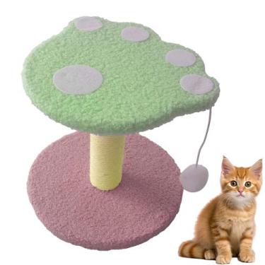 Imagem de Arranhador para Gatos Patinha Bola Interativo Brincadeira Arranhar Bri