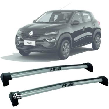 Imagem de Rack Teto Aluminio Prime Renault Kwid 17-25 Prata PR051