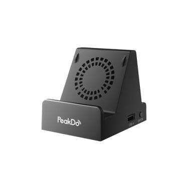 Imagem de PeakDo Estação de doca de ventilador de resfriamento para transmissor HDMI sem fio remetente sem fio