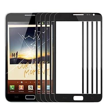 Imagem de HONGYAN Peças de substituição de telefone celular 10 pcs Lente de vidro externo de tela frontal para Samsung Galaxy Nota N7000 / I9220 Acessórios telefônicos