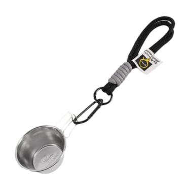 Imagem de Deevoka Copo de acampamento, tigela de isca de pesca, xícara de chá, caixa de comida de peixe versátil, acessórios de pesca para caminhadas, Preto