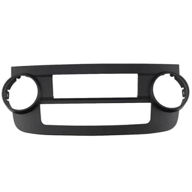 Imagem de YuYue Electronic Painel de substituição de ar condicionado Dash A/C, painel de moldura estéreo para rádio de carro para Honda CR-V CRV 2007-2011 Bisel AC (Manual A/C)