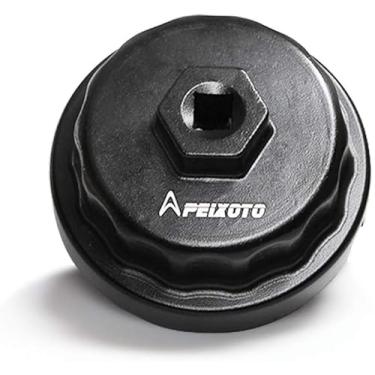 Imagem de Chave de filtro de óleo ferramenta de remoção de tampa serve para carcaça de cartucho de 64 mm para Camry Rav4 HighLander Sienna Tundra com motor 2,5 L - 5,7 L