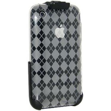 Imagem de Amzer Capa Luxe Argyle Skin Case Combo Protetor de Tela - Transparente