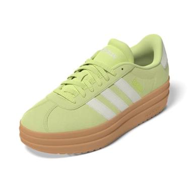 Imagem de adidas Tênis feminino Vl Court Bold, Amarelo gelo/branco fora/limão lúcido, 36