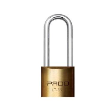 Imagem de Cadeado Latão Haste Longa 35/50 Pado, Dourado