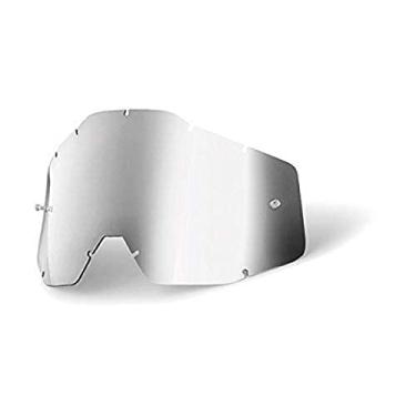 Imagem de 100% Lentes de substituição para óculos – Racecraft 1, Accuri 1, Strata 1 compatível (espelho de prata)