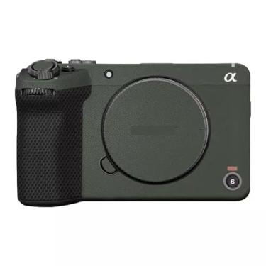 Imagem de Película protetora de vinil para câmera antirarranhões para Sony FX30 (couro verde)