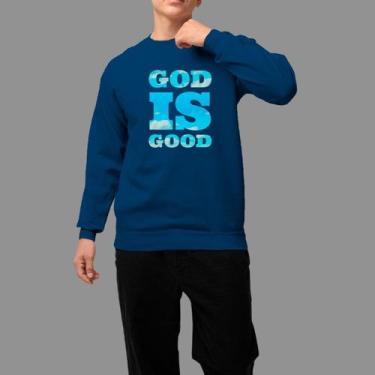 Imagem de Moletom Gola Careca Basico Masculino Casual Inverno Blusa De Frio Teci