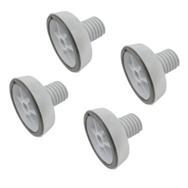 Imagem de Kit 4un Pé Nivelador Compatível com Lavadora Electrolux LED17