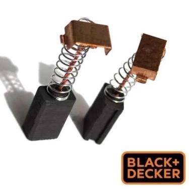 Imagem de Carvão esmerilhadeira lixadeira Black Decker G650 par de escovas de ca