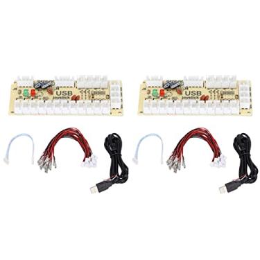 Imagem de Game Controller USB Encoder, Delay Encoder PC to Joystick, Tool for Other Fighting Games American Style (QM070913 (double))