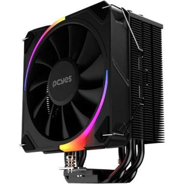 Imagem de Cooler para Processador Pcyes Frost Pulse ARGB Black Vulcan - TDP 180W