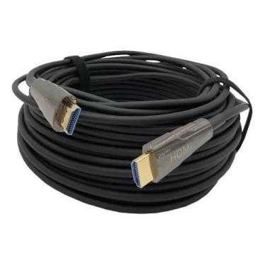 Imagem de Cabo Hdmi 2.0 60hz Fibra Óptica 10 Metros 4k High Speed - MB