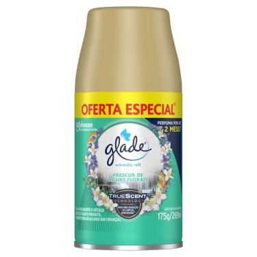 Imagem de ODORIZADOR DE AMBIENTE FRESCOR DE ÁGUAS FLORAIS GLADE AUTOMATIC FRASCO 269ML SPRAY REFIL OFERTA ESPECIAL